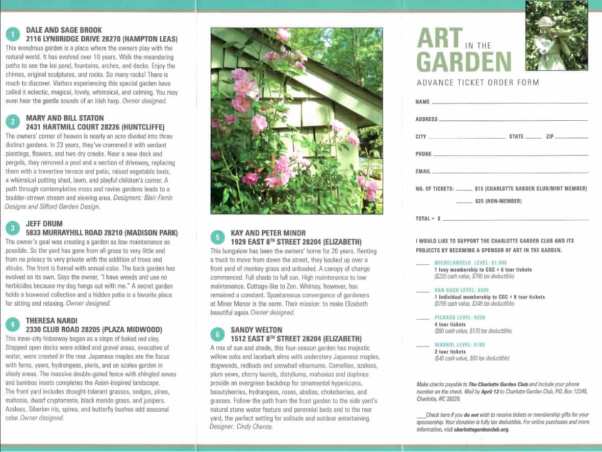 Beautiful garden with blooming pink hydrangeas and lush greenery.